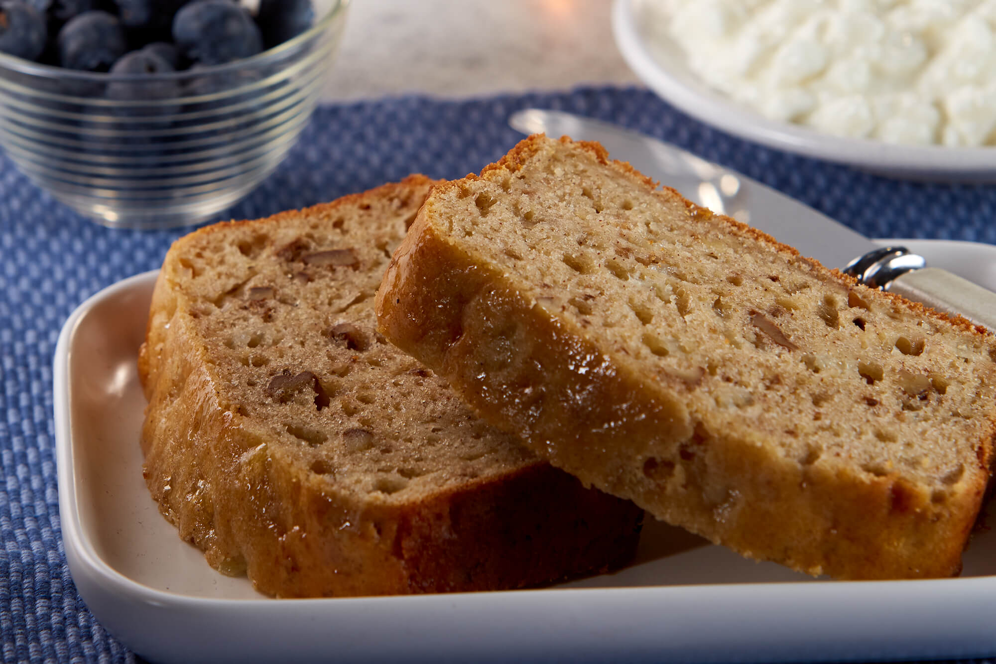 Cottage Cheese Banana Bread