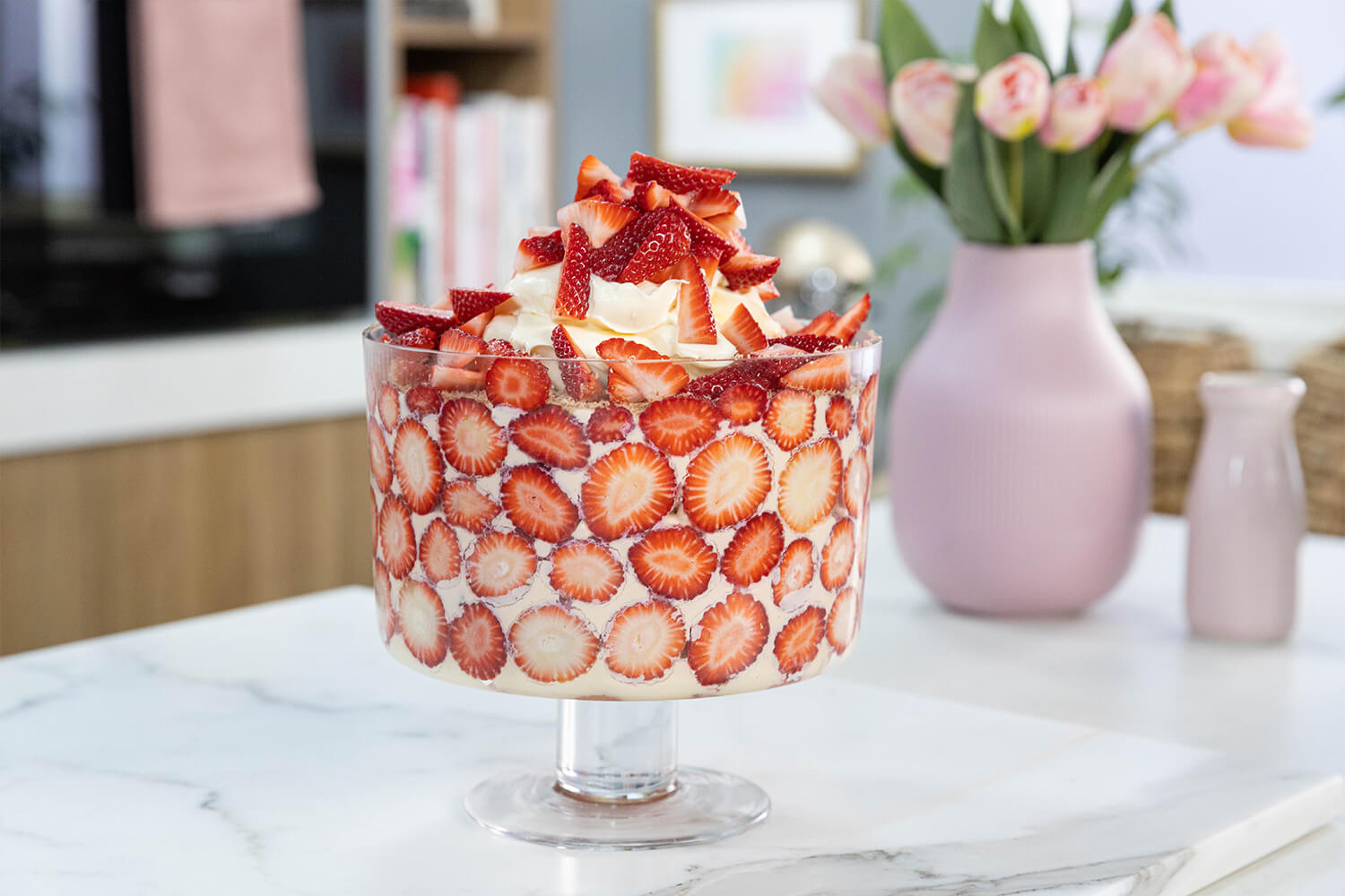 Strawberry And Cream Trifle By Kirsten Tibballs | Bulla